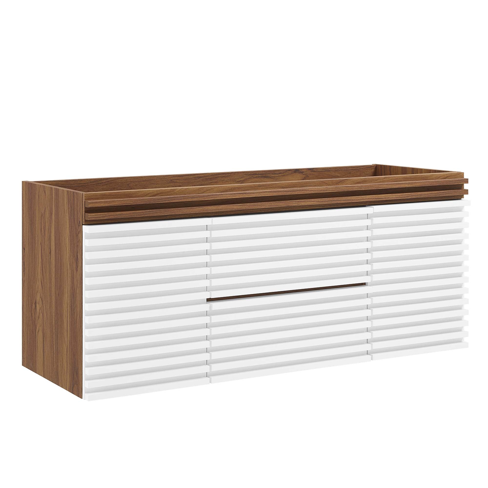 Render 48" Wall-Mount Bathroom Cabinet Basin Not Included