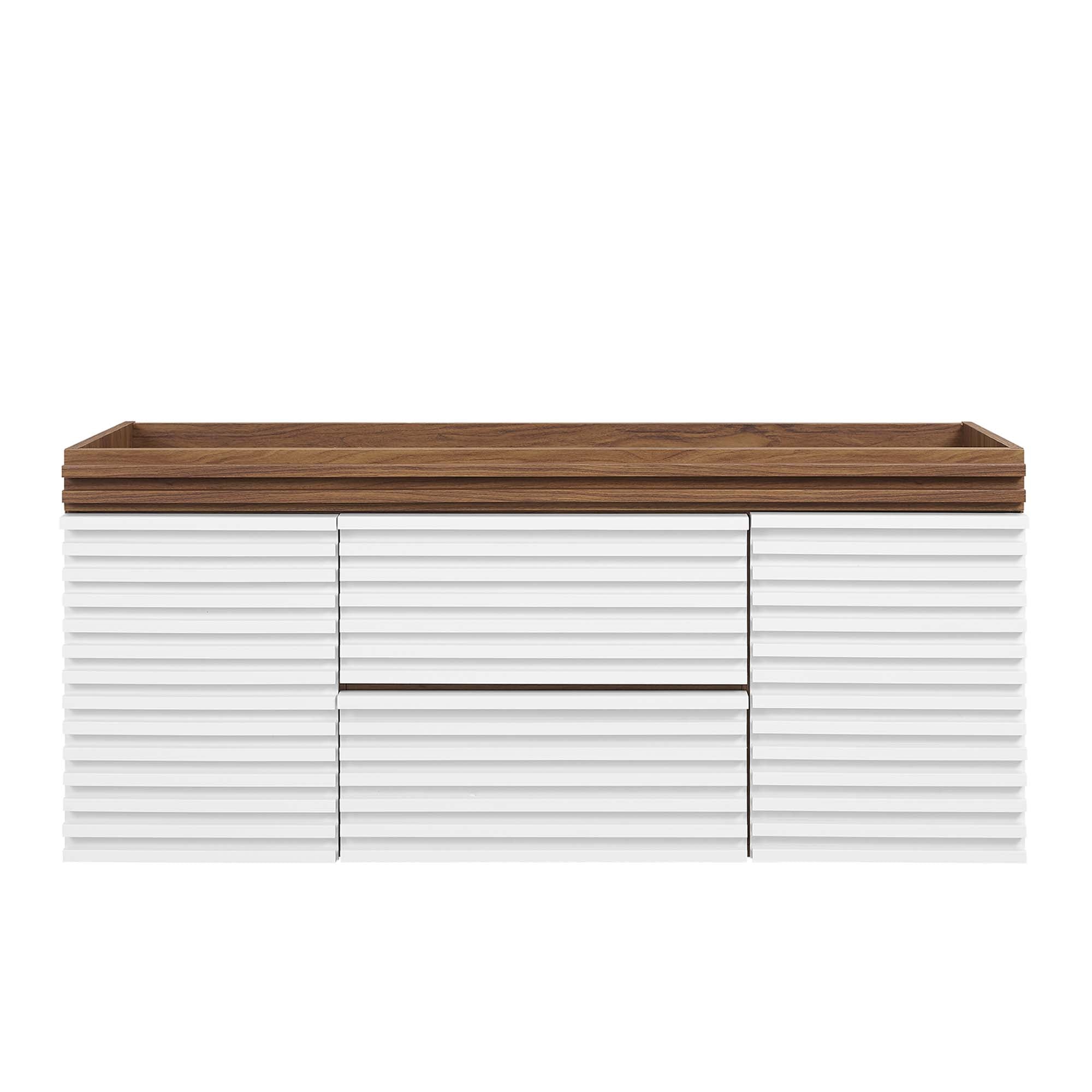 Render 48" Wall-Mount Bathroom Cabinet Basin Not Included