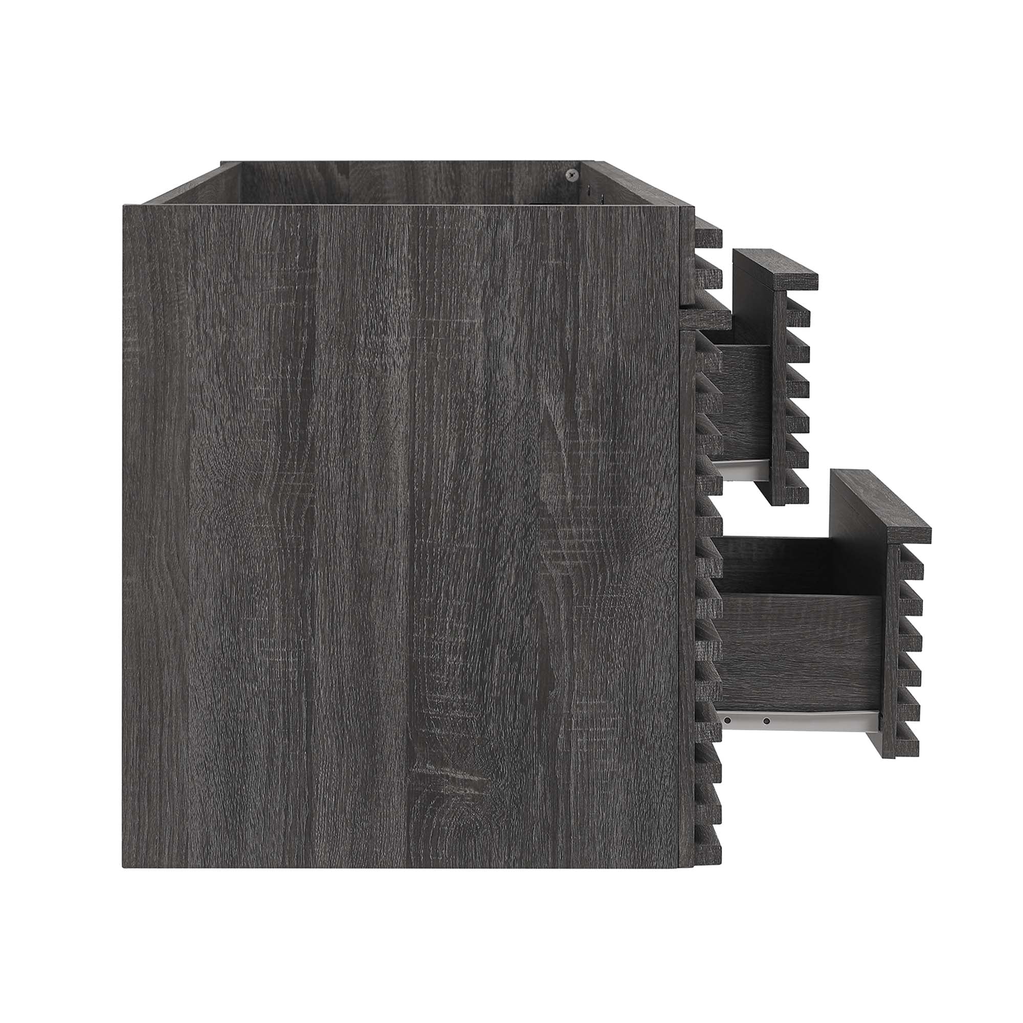 Render 48" Double Sink Compatible (Not Included) Bathroom Vanity Cabinet - White Walnut