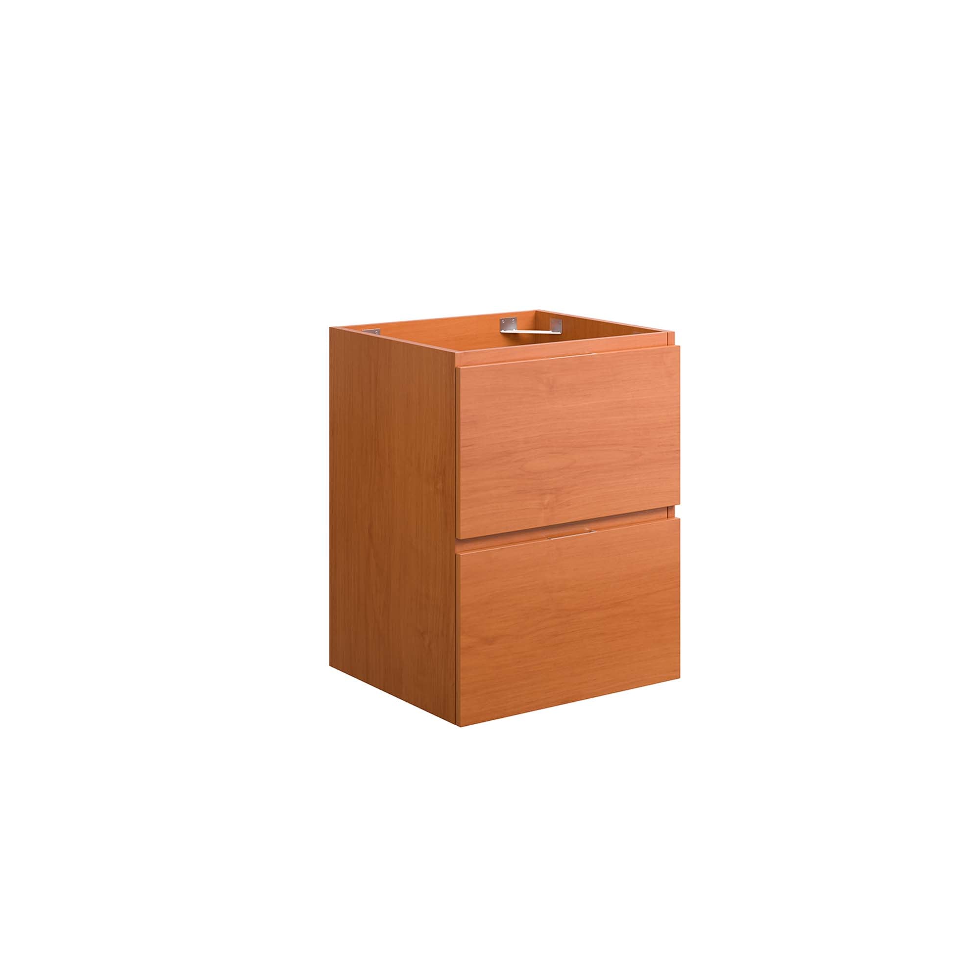 Scenic Wall-Mount Bathroom Cabinet Basin Not Included - Cherry Walnut