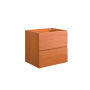 Scenic Wall-Mount Bathroom Cabinet Basin Not Included - Cherry Walnut