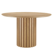 Senja 47" Round Dining Table - Oak