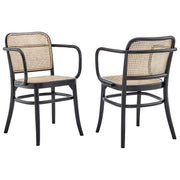 Winona Wood Dining Chair Set of 2 - Black