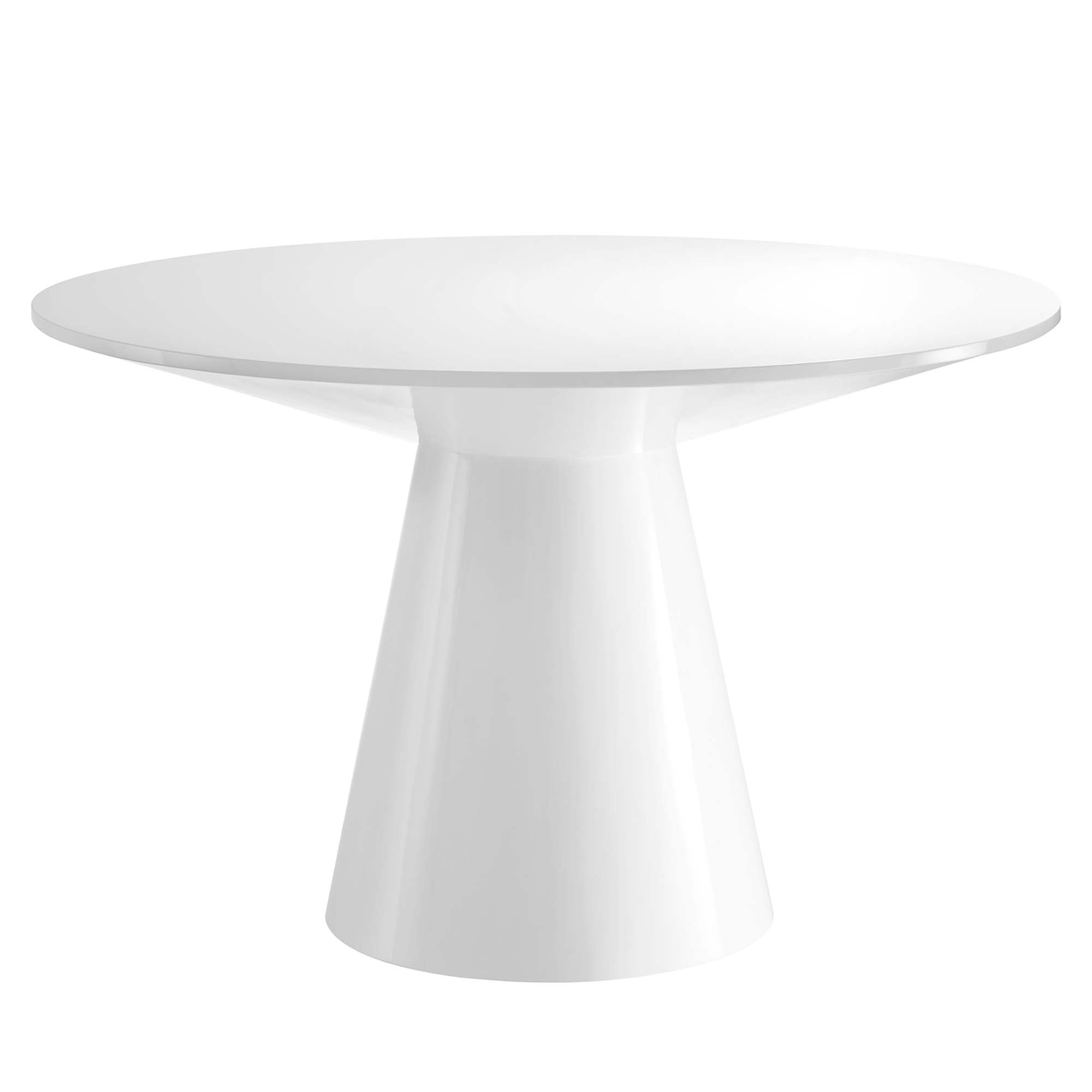 Provision 47" Round Dining Table - White
