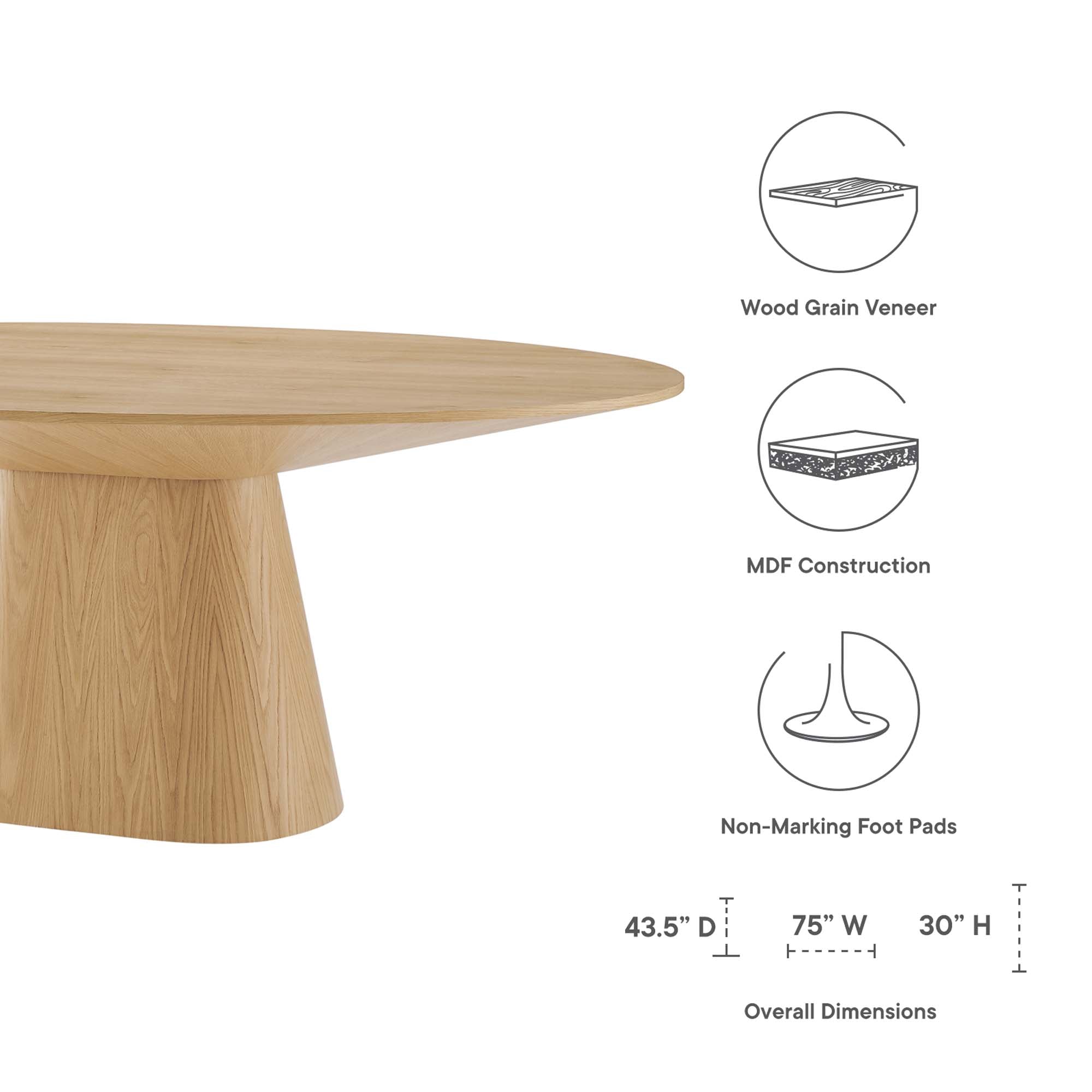 Provision 47" Round Dining Table - Walnut