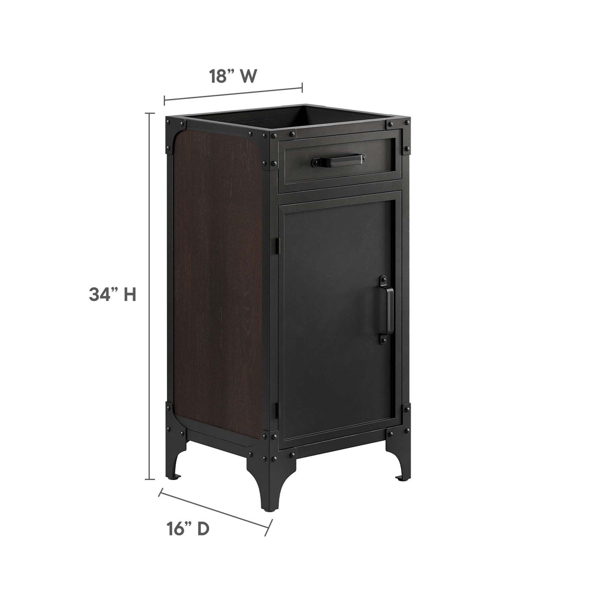 Steamforge Bathroom Cabinet Basin Not Included