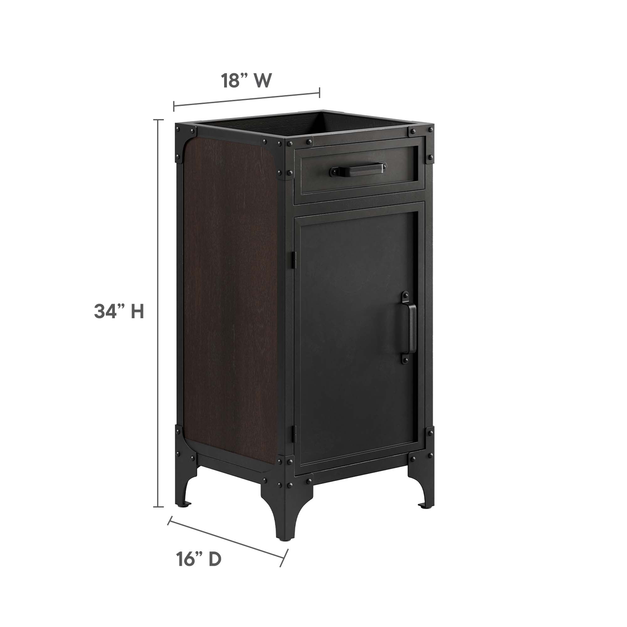 Steamforge Bathroom Cabinet Basin Not Included