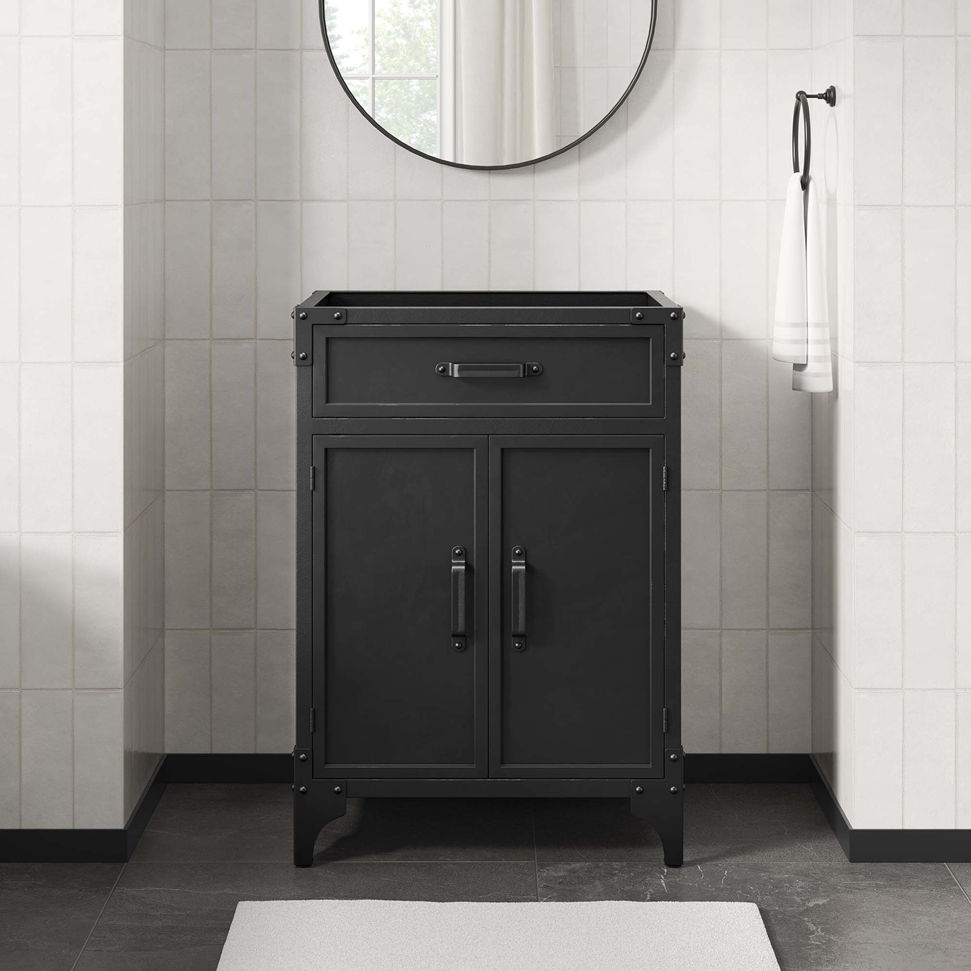 Steamforge Bathroom Cabinet Basin Not Included