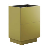 Quantum 24" Bathroom Vanity Cabinet (Sink Basin Not Included) - Gold