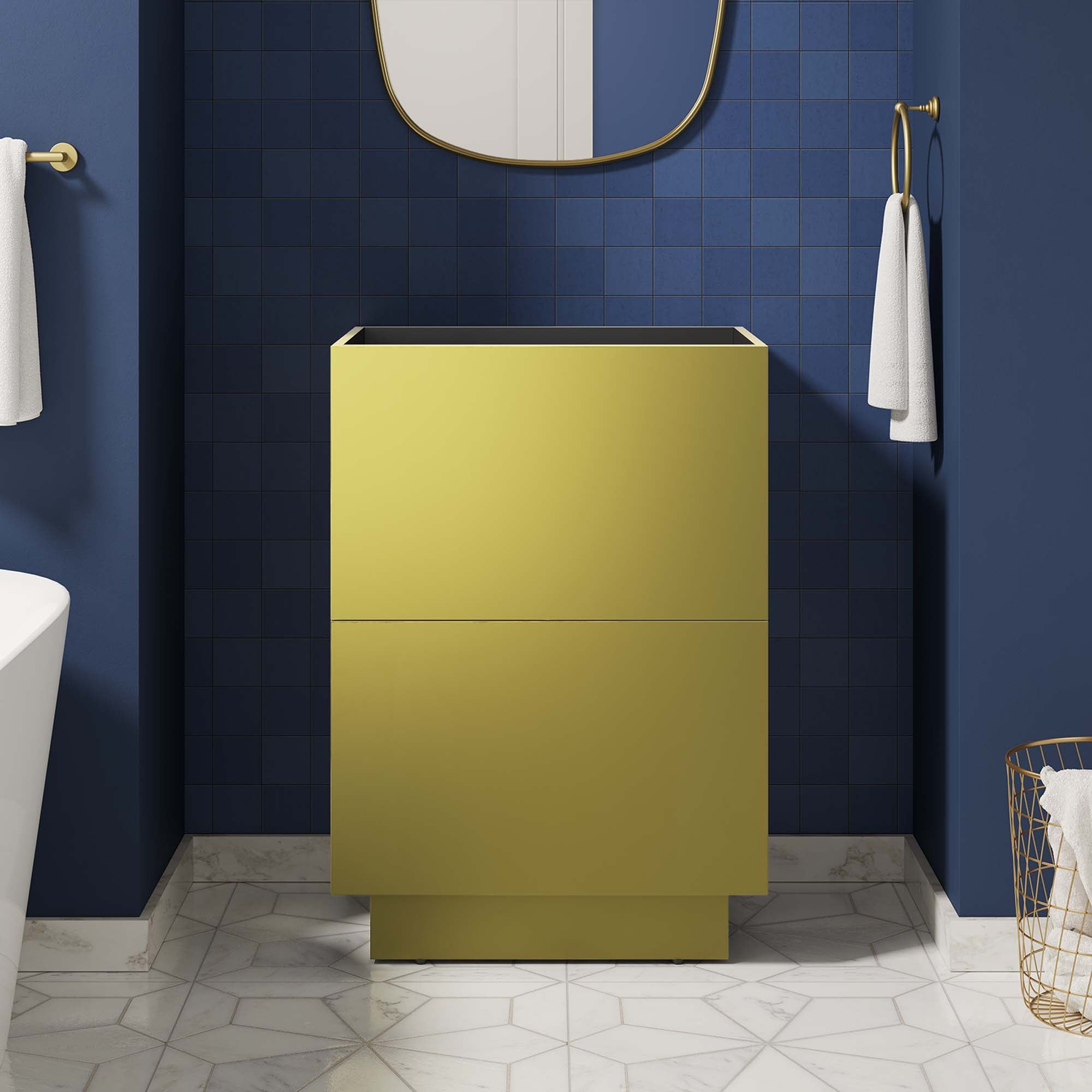 Quantum 24" Bathroom Vanity Cabinet (Sink Basin Not Included)