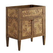 Elysian 30" Bathroom Vanity Cabinet (Sink Basin Not Included) - Brown