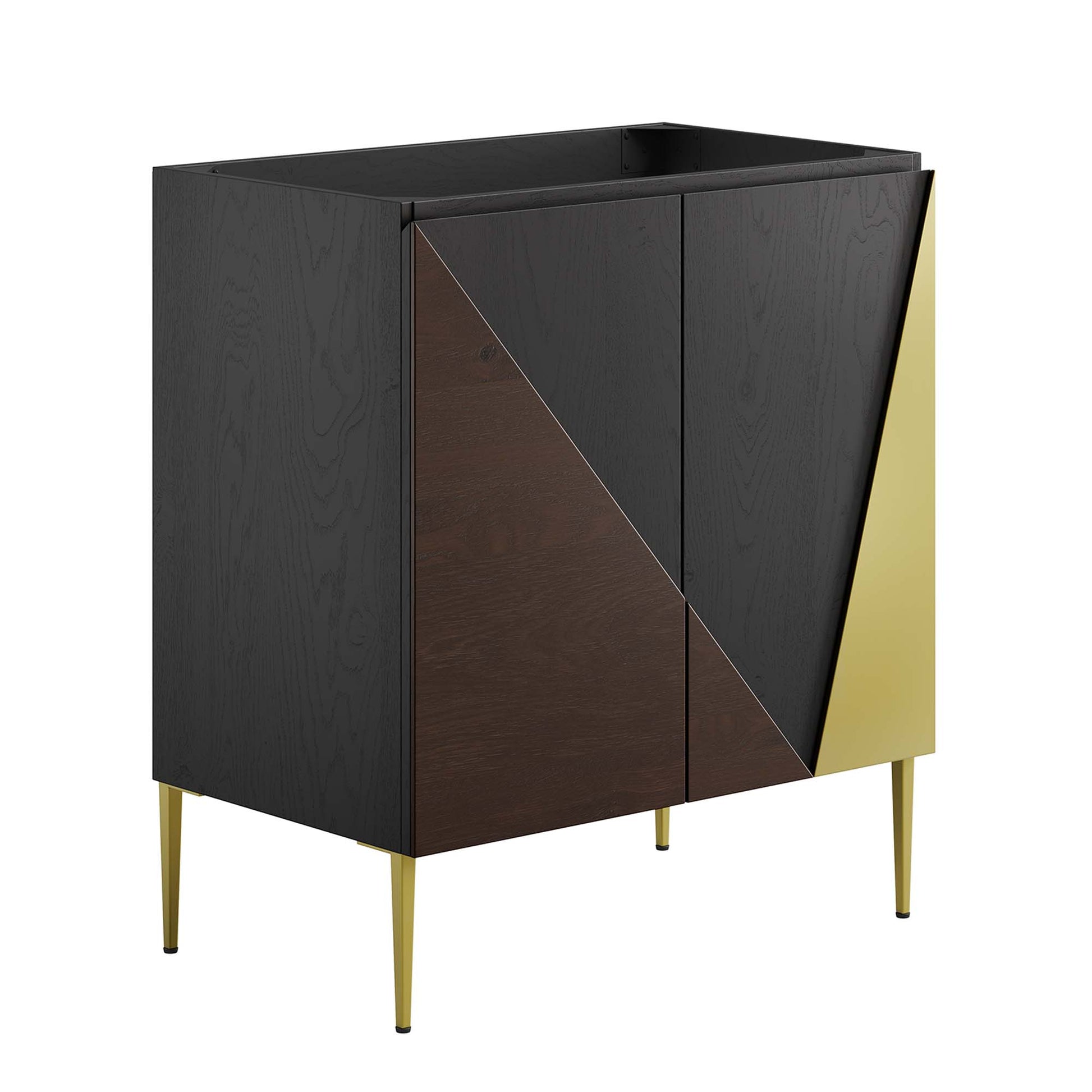 Alchemist 30" Bathroom Vanity Cabinet (Sink Basin Not Included) - Black Gold