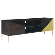 Alchemist 72" TV Stand - Black Gold