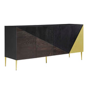Alchemist Storage Cabinet Sideboard - Black Gold