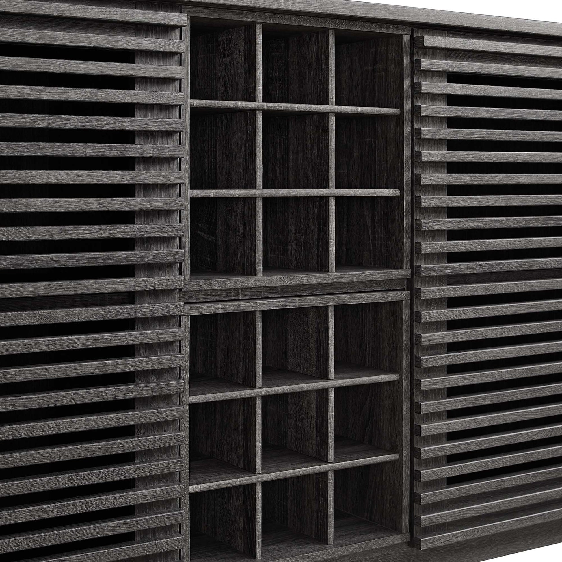 Render Bar Cabinet - Walnut