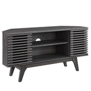 Render 46" Corner TV Stand - Charcoal