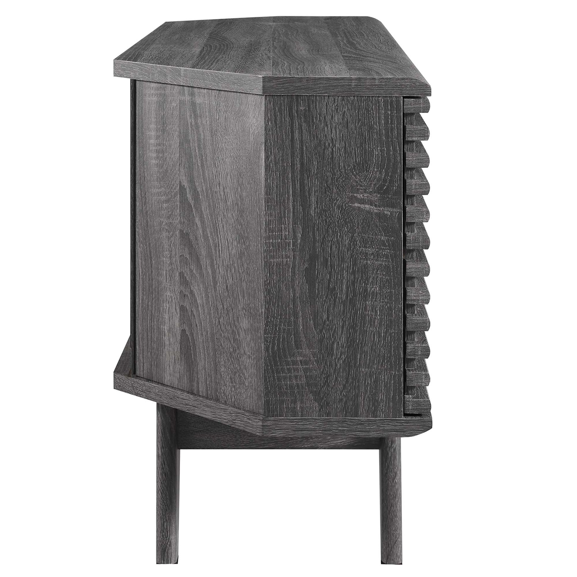 Render 46" Corner TV Stand - Walnut