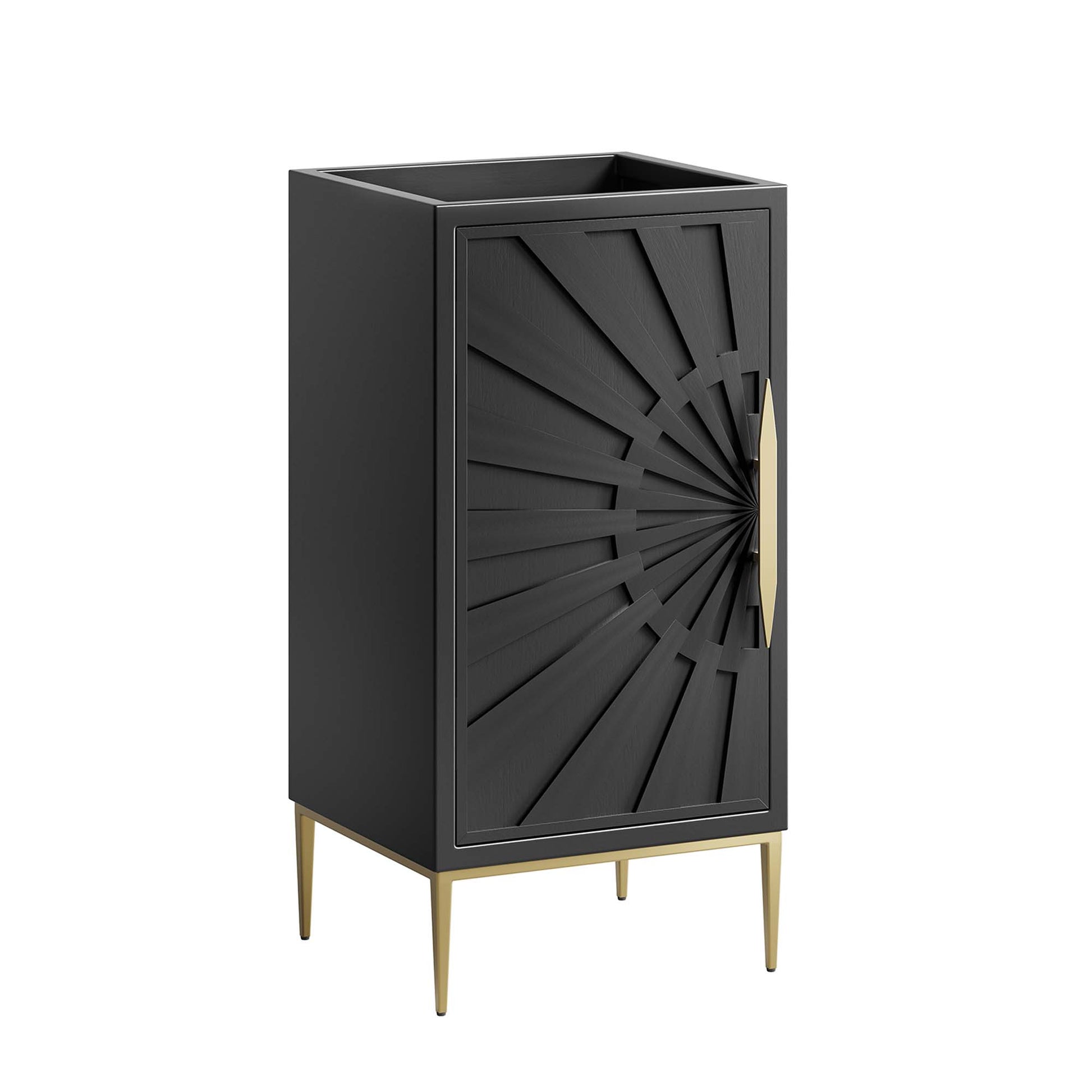 Awaken Bathroom Cabinet Basin Not Included - Black