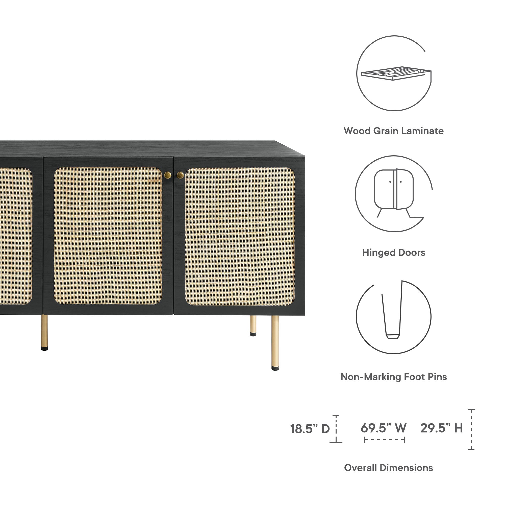 Chaucer Sideboard - Oak