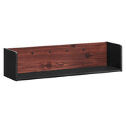 Kinetic Wall-Mount Shelf - Black Cherry