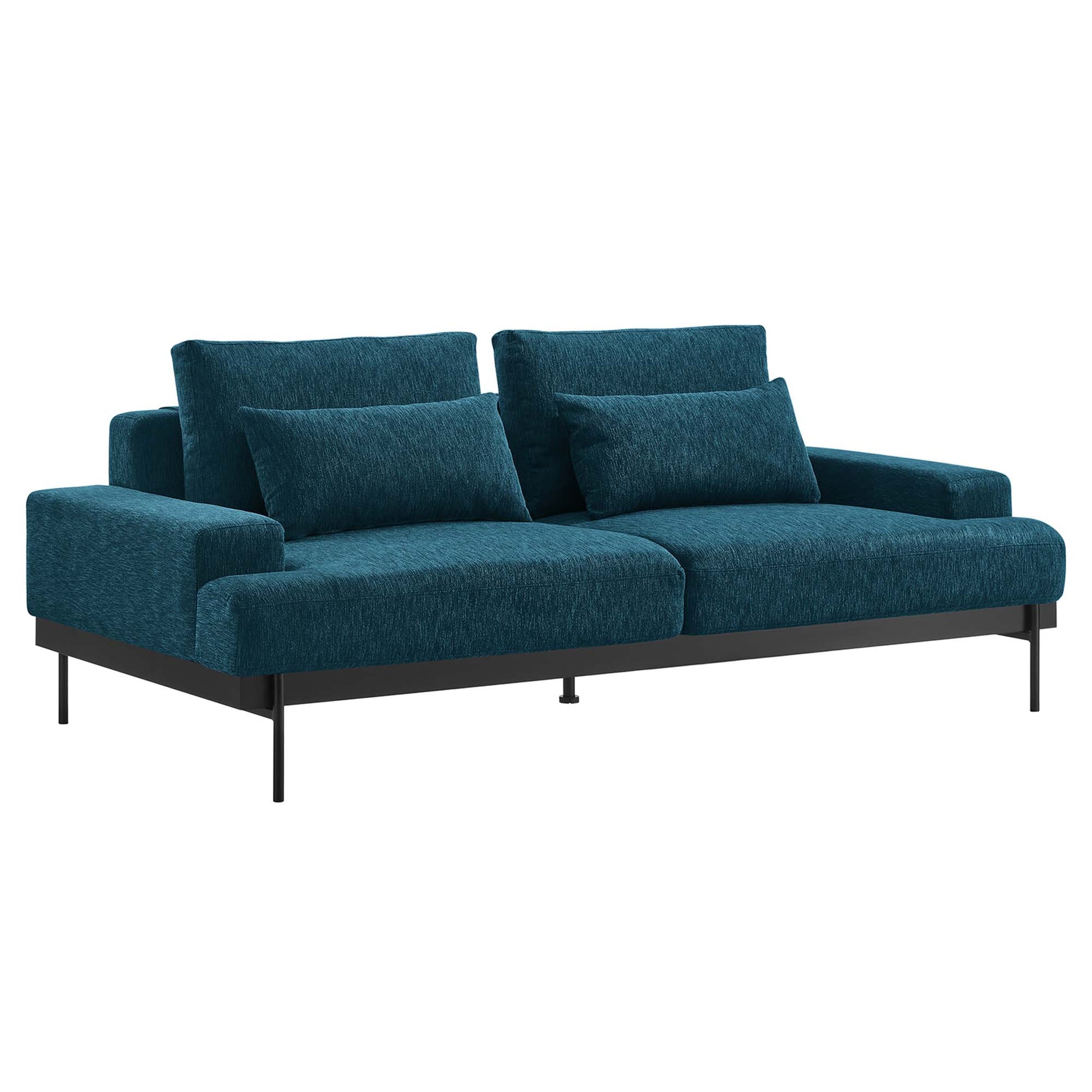 Proximity Upholstered Fabric Sofa - Azure