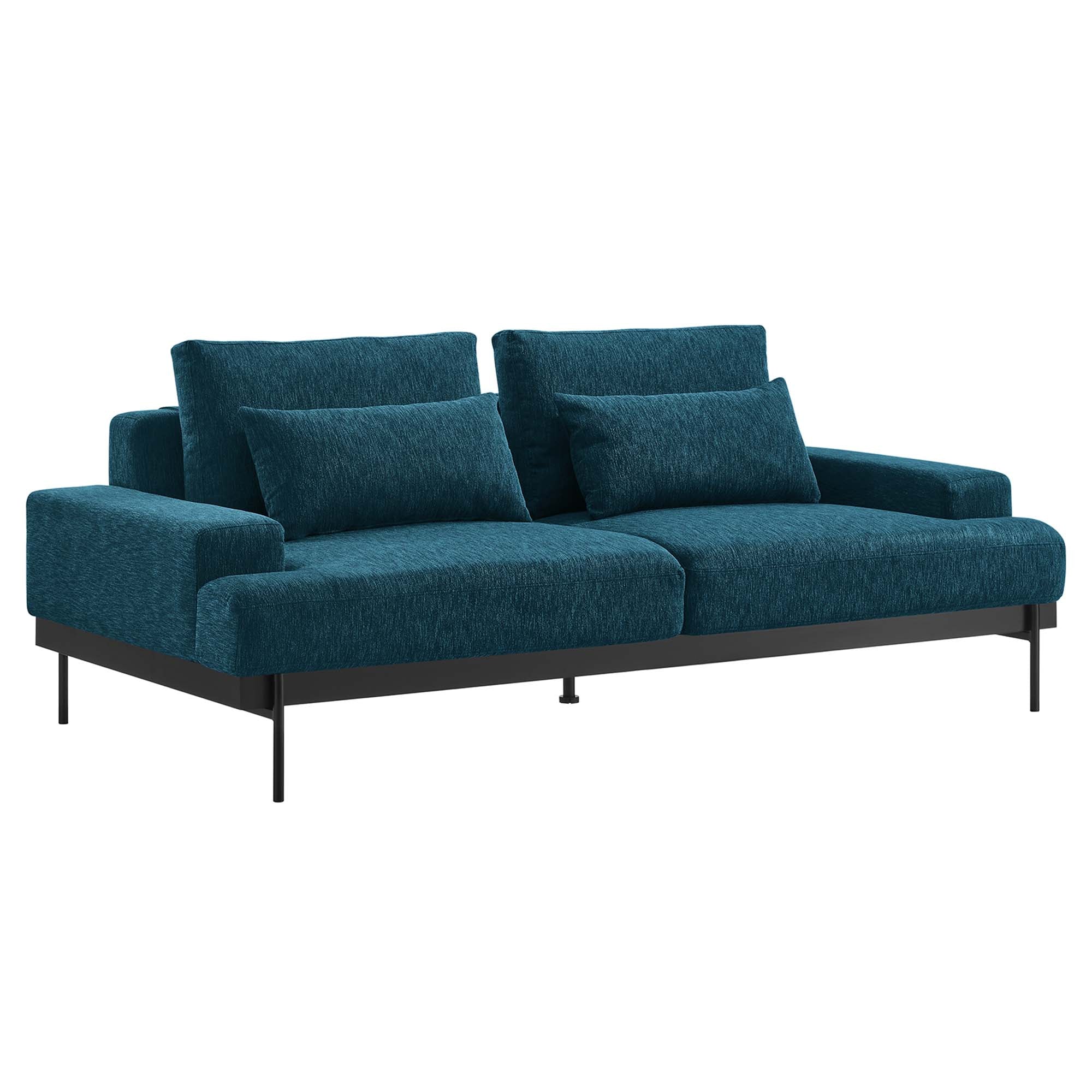 Proximity Upholstered Fabric Sofa - Azure