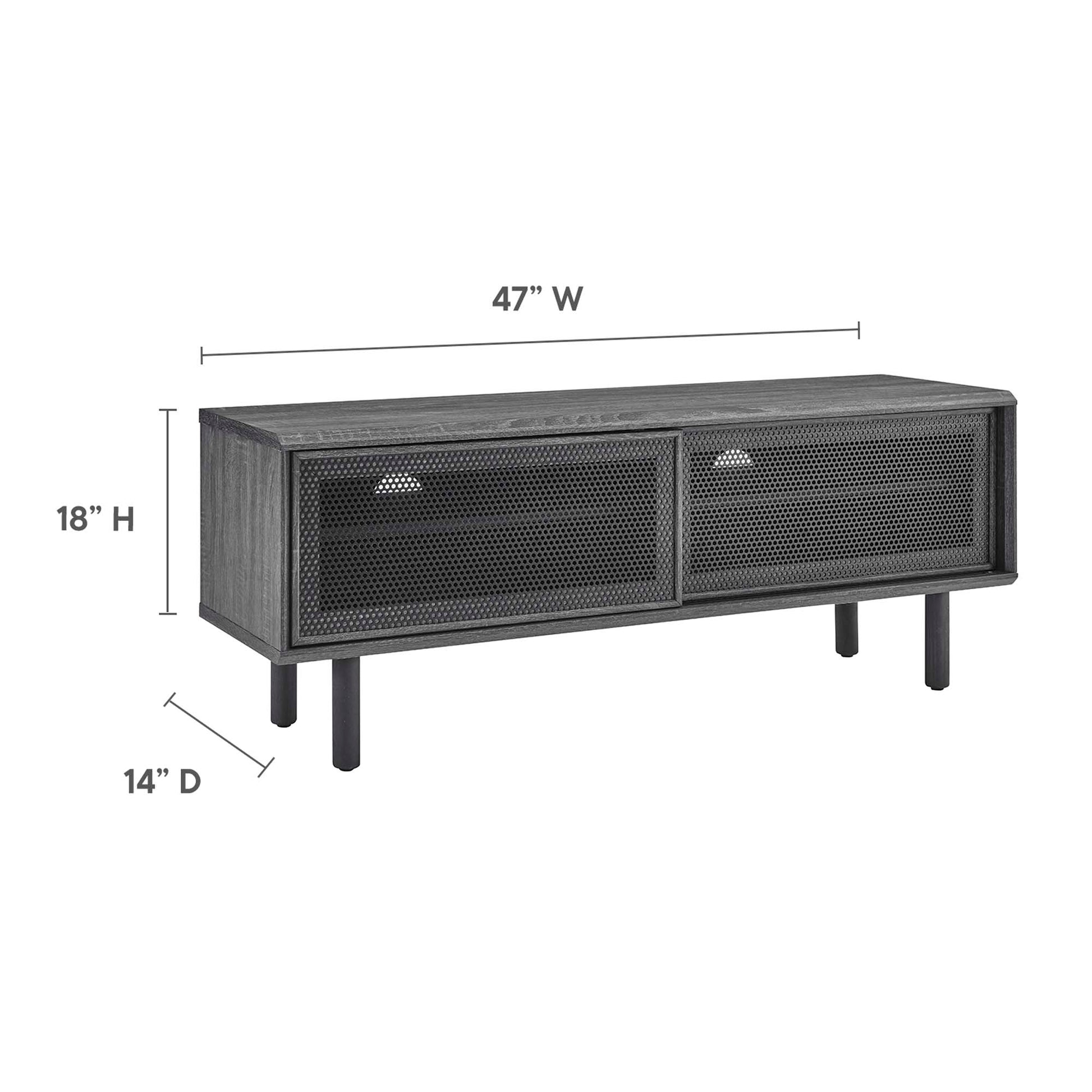 Kurtis 47" TV Stand - Walnut