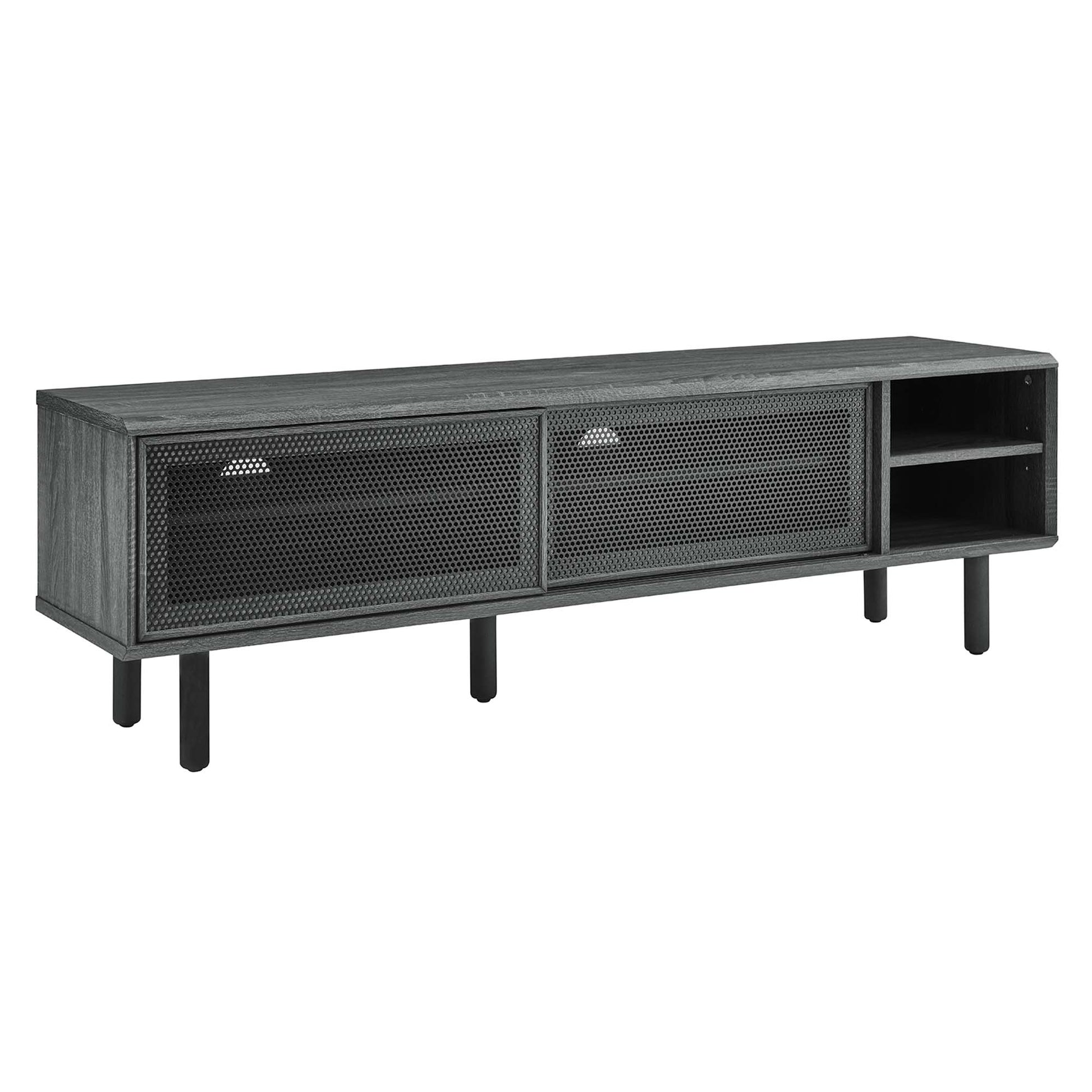 Kurtis 60" TV Stand - Charcoal