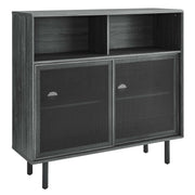 Kurtis 47" Display Cabinet - Charcoal