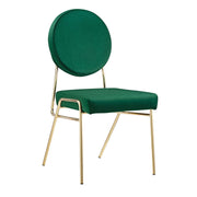 Craft Performance Velvet Dining Side Chair - Gold Green