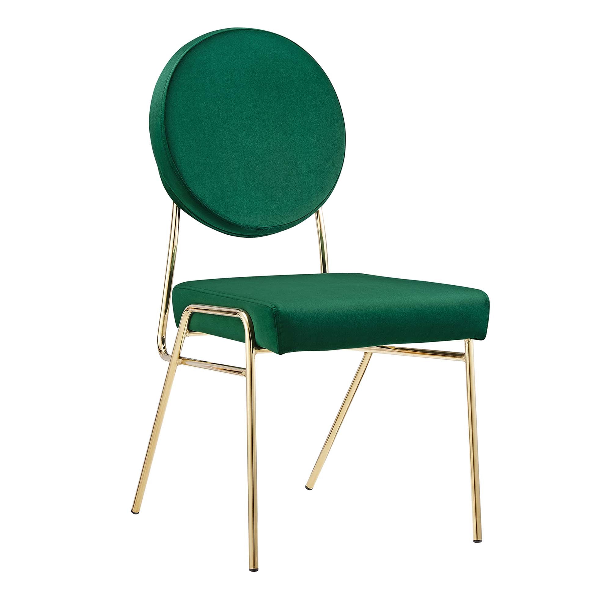 Craft Performance Velvet Dining Side Chair - Gold Green