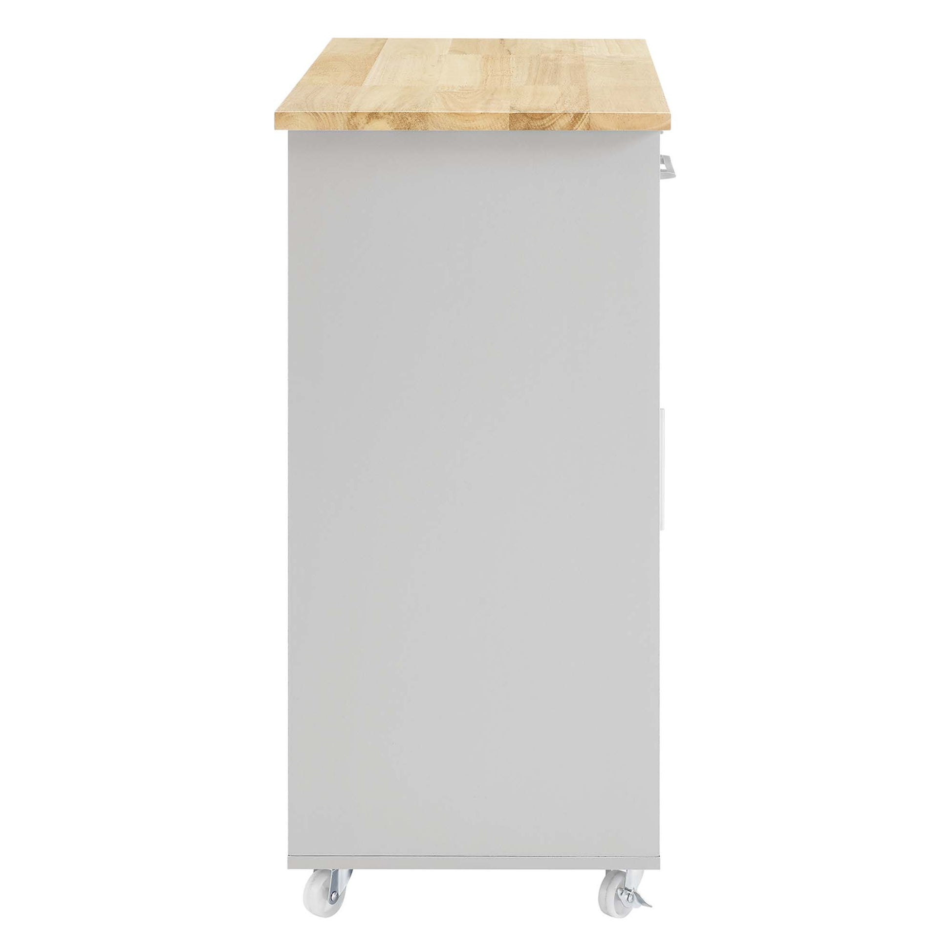 Culinary Kitchen Cart With Spice Rack