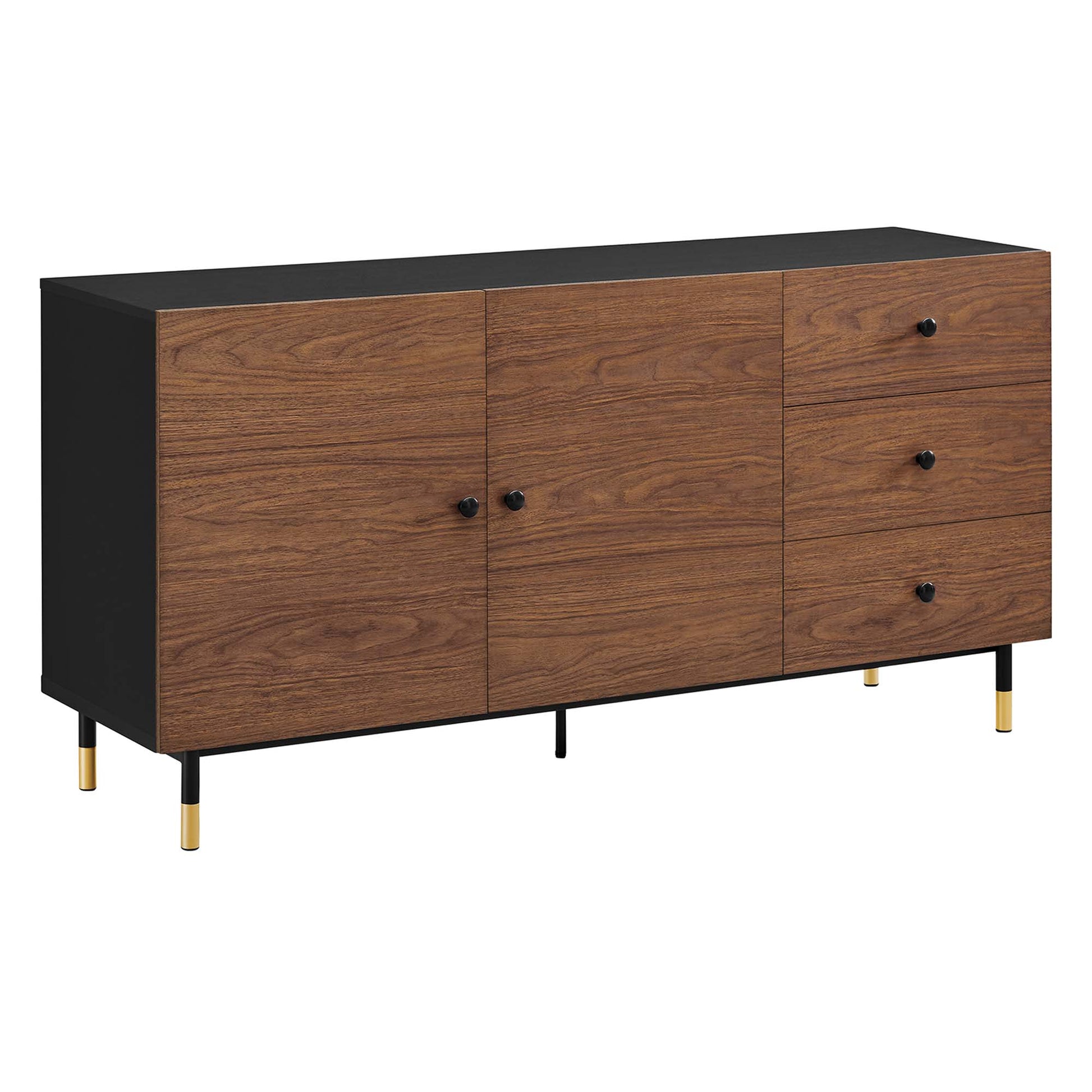 Nexus Storage Cabinet Sideboard - Black Walnut