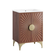 Daylight Bathroom Vanity Basin Included - White Walnut