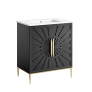 Awaken 30" Bathroom Vanity - White Black