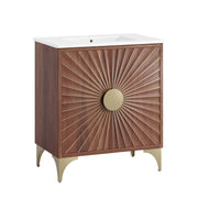 Daylight 30" Bathroom Vanity - White Walnut