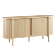 Cadence 63" Curved Sideboard - Oak