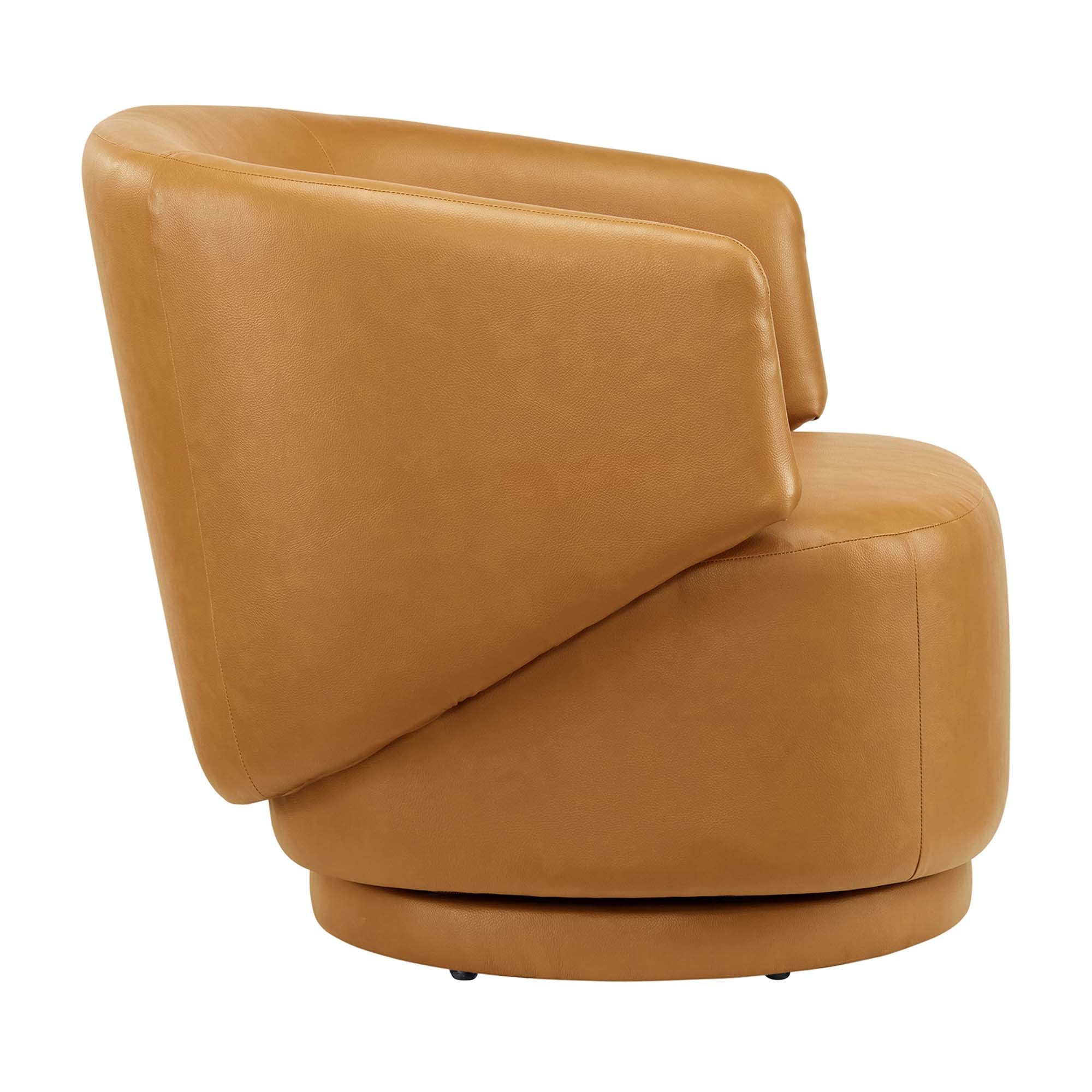 Celestia Vegan Leather Swivel Chair