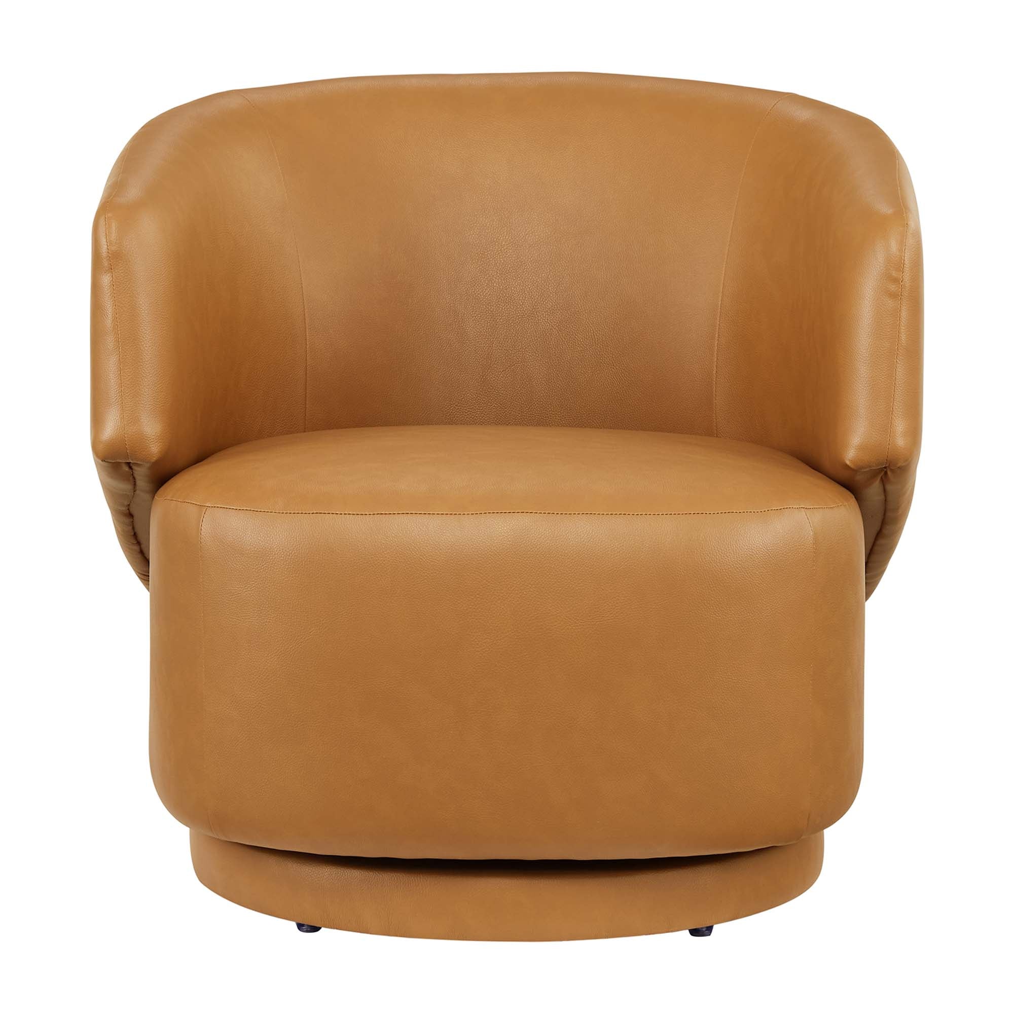 Celestia Vegan Leather Swivel Chair