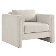 Visible Fabric Armchair - Ivory