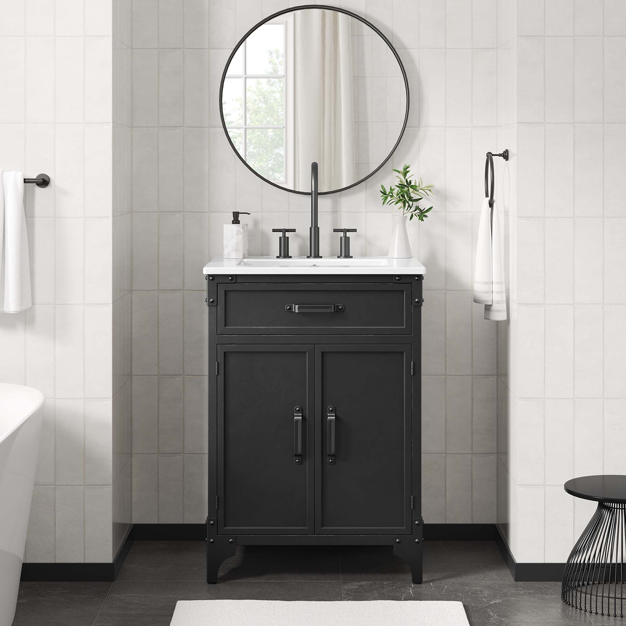 Steamforge Bathroom Vanity Basin Included