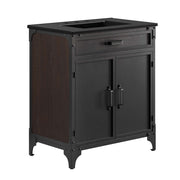 Steamforge 30" Bathroom Vanity - Black Black