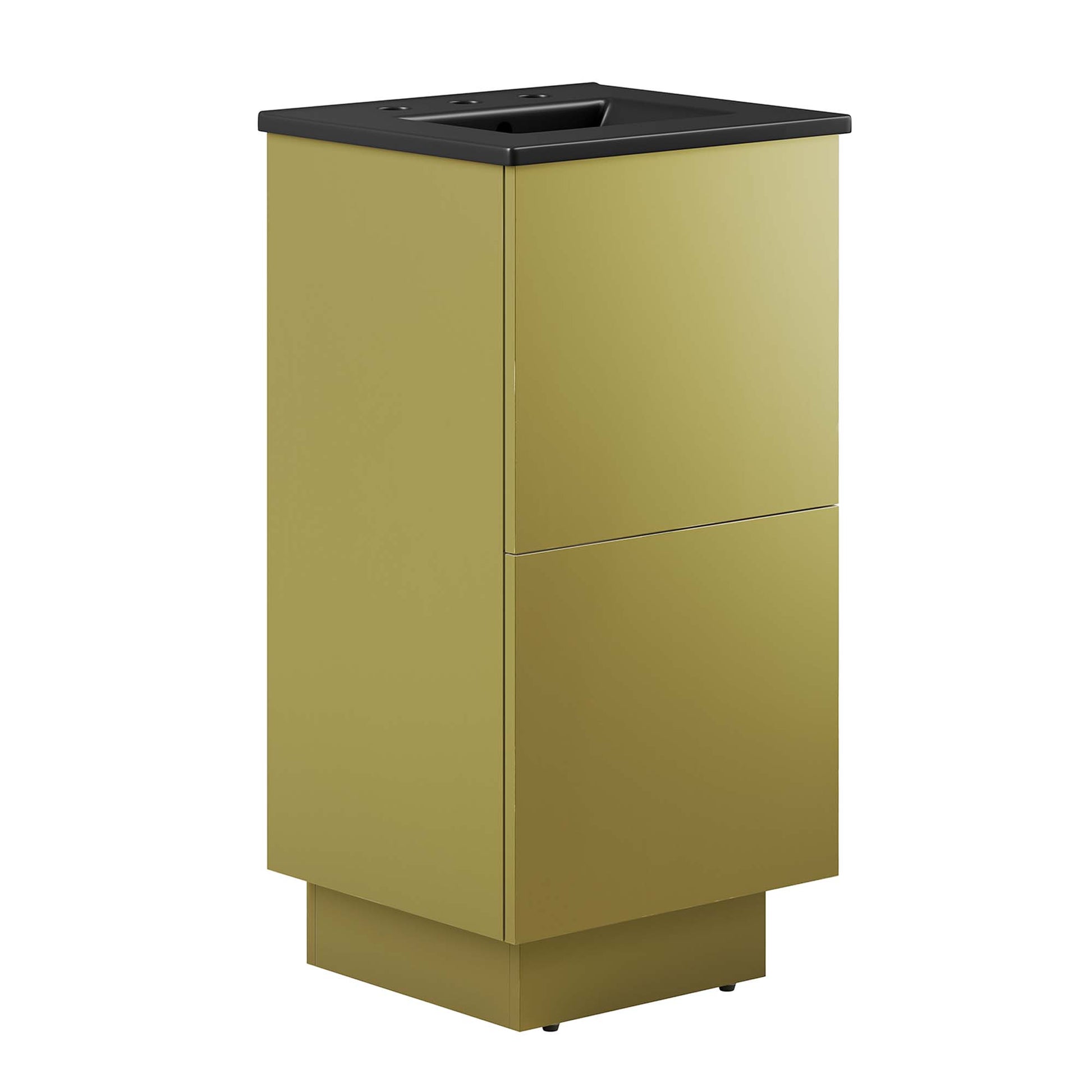 Quantum 18" Bathroom Vanity - Black Gold