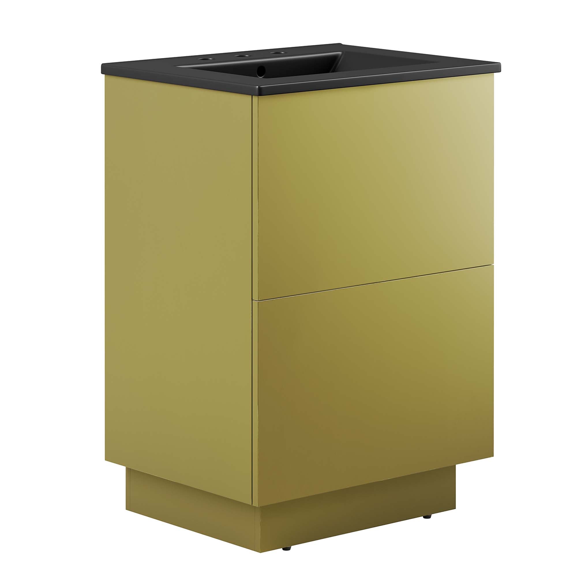Quantum 24" Bathroom Vanity - Black Gold