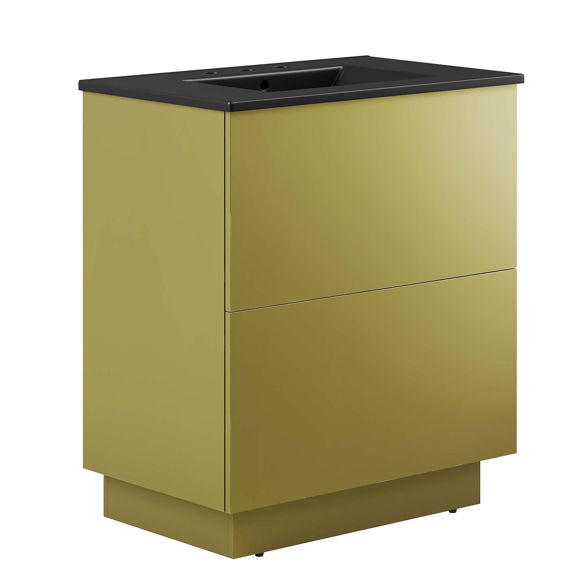 Quantum 30" Bathroom Vanity - Black Gold
