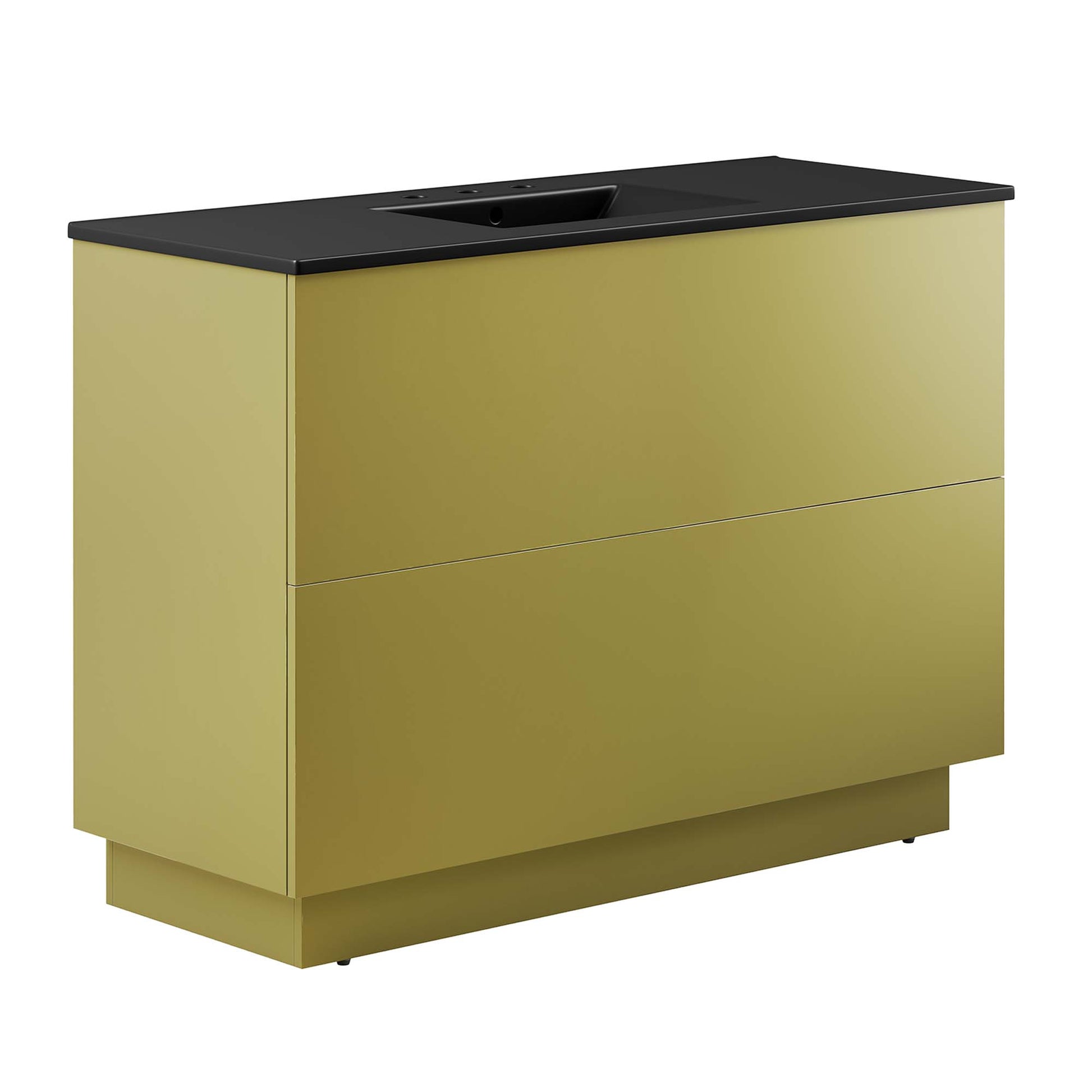 Quantum Bathroom Vanity Basin Included - Black Gold