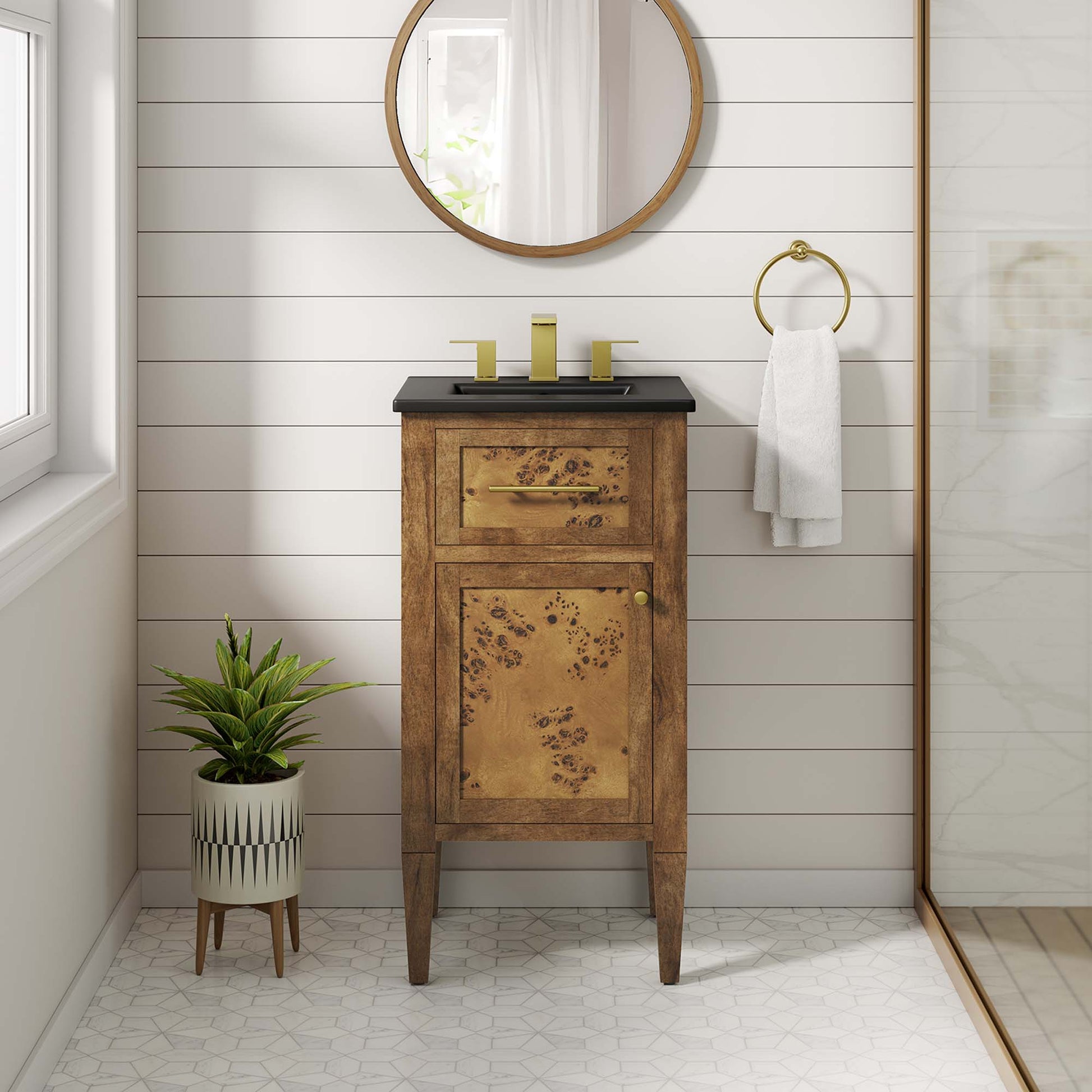 Elysian 18" Wood Bathroom Vanity