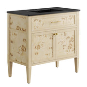 Elysian 36" Wood Bathroom Vanity - Black Burl