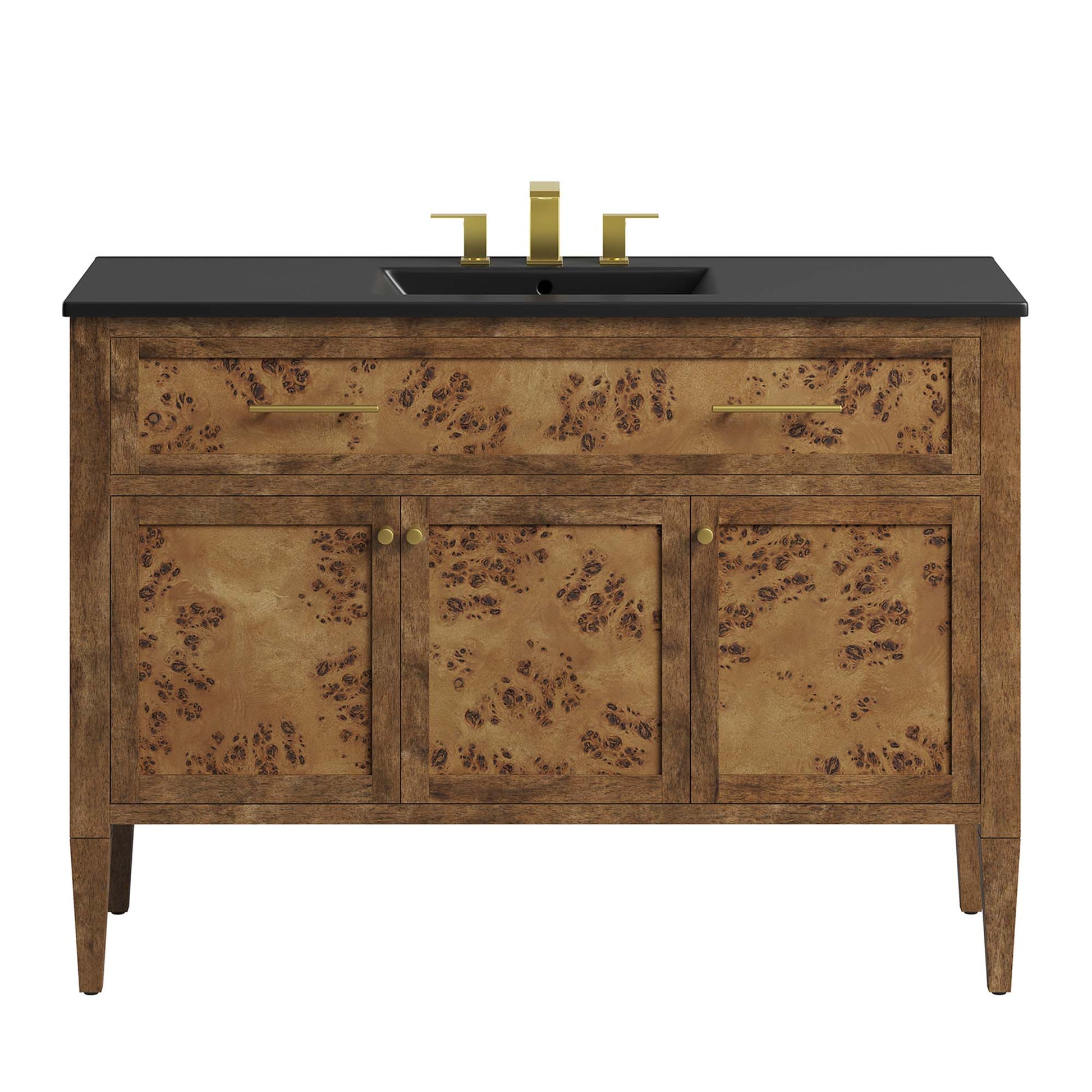 Elysian 48" Wood Single Sink Bathroom Vanity