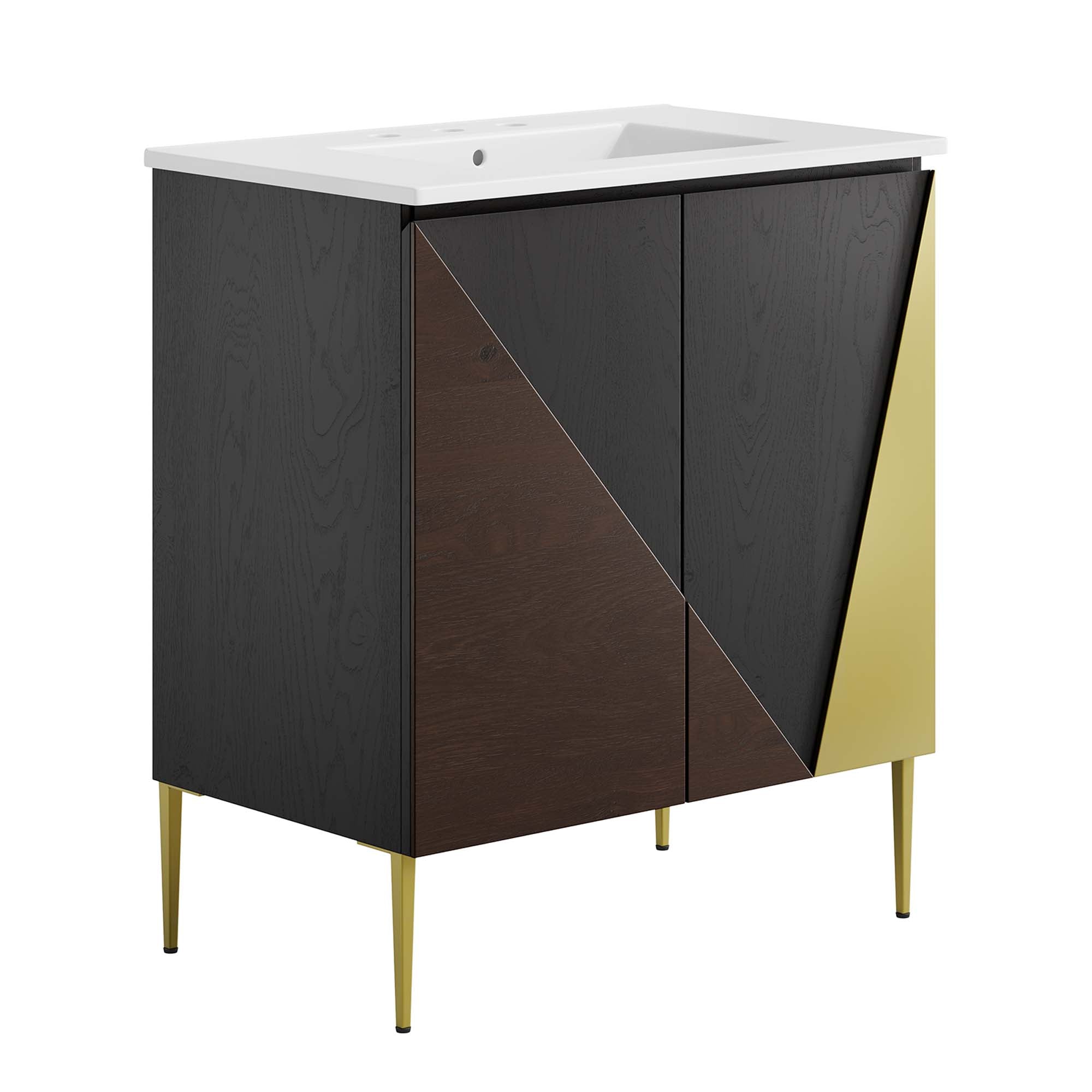 Alchemist Bathroom Vanity Basin Included - White Black